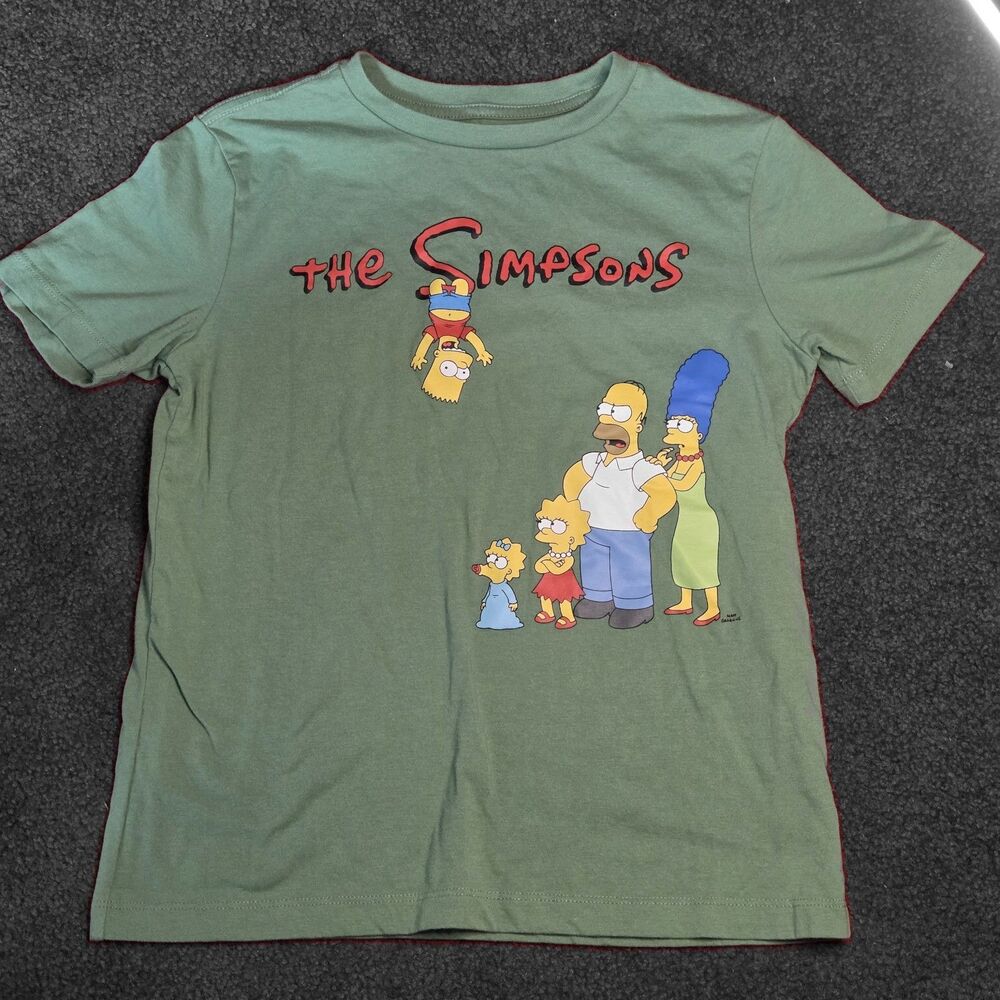 The Simpson's Green  Tshirt Youth Size L(10/12)